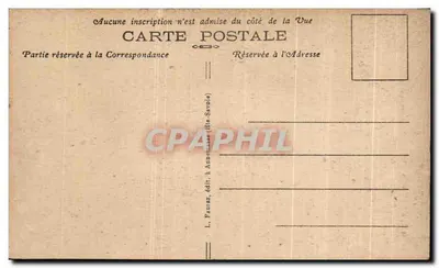 Chamonix-Mont-Blanc (Haute-Savoie) — Ascensão de um Sérac — L. Fauréz, editor (Haute-Savoie), n° 390 — Verso