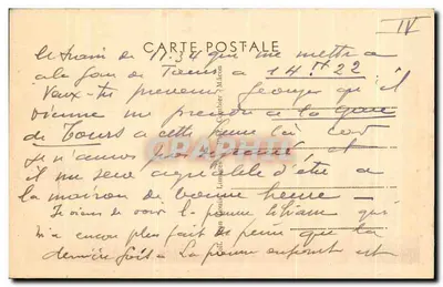 Limoges (Hte-Vienne) — Place Jourdan i Avenue de la Gare — Cimy — Rewers