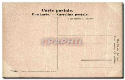 Brigue. Castelo Stockalper (Interior) — editor Vereinigte Kunstindustrie Metz & Laütz, n° VI 41255 — Verso