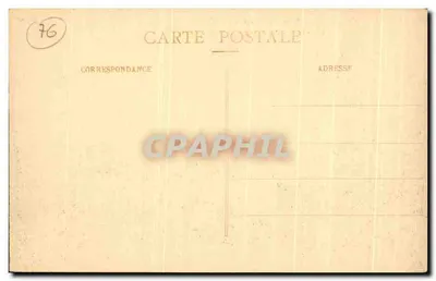 Pałac Sądowy - Frontowa Strona Placu Verdrel — Rouen — C.V. 428 — Rewers
