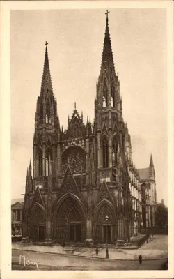 Rouen — Igreja de São Ouen — estilo gótico radiante — Edições MONA, n° 122
