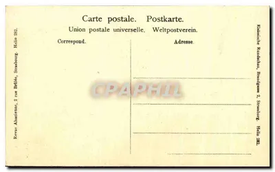 Katedra w Strasburgu — widok wnętrza łuków — Revue Alsacienne, n° 232 — Rewers