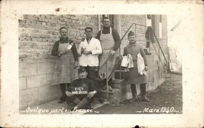 Em algum lugar da França — 1ª Cia Popoé Oficiais — Março 1940