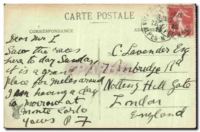 Villefranche-sur-Mer — A Baía e a Escadra — n° 111 — Verso