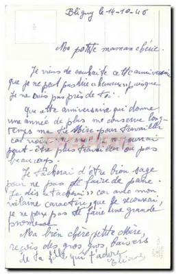 Flores de ciclamenos — Aniversário — editor não visível — Verso