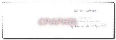 Me llamo — tarjeta postal de cumpleaños — R 8399 — Reverso