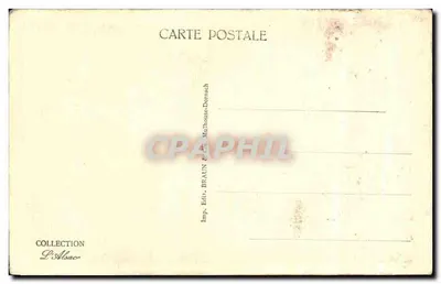 Cartolina d'epoca La Schlucht Strada proveniente da Munster — Verso