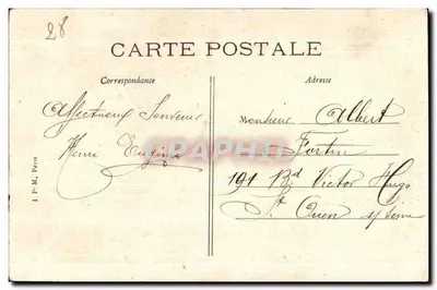 Gallardon — Château d'Esclimont, Entrée principale — Ed. Lebert-Gallardon — Verso