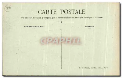 Chevreuse — Ruiny Zamek La Madeleine — Wieża Okrągła — E.M. n°2298 — Rewers
