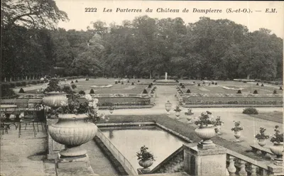 Les Parterres do Castelo de Dampierre (S.-et-O.) — E.M.