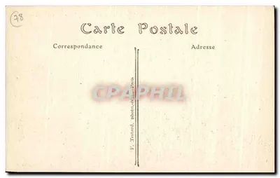 Les Parterres do Castelo de Dampierre (S.-et-O.) — E.M. — Verso