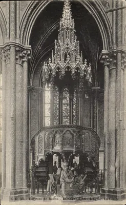 BONSECOURS - A Igreja. A Cátedra — E.D. 504, Ao redor de Rouen