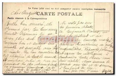O Pic du Midi d'Ossau, visto de Pau — C.C. - 176 — editor C. C. PAU — Verso