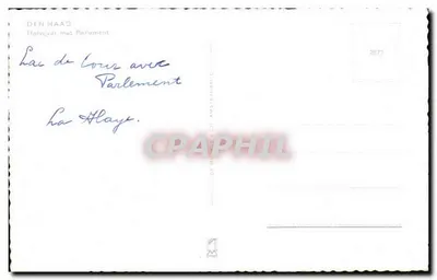 Jezioro Louisa z Parlamentem — Den Haag — wydawca G. M. van der Aa, nr 2677 — Rewers