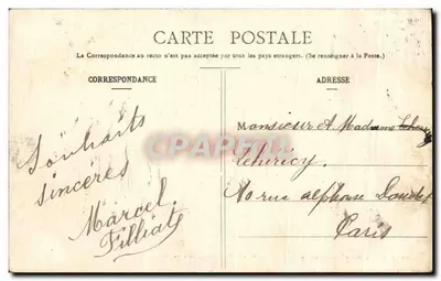 Amiens — Trzy portalu — L. Carou, fotograf i wydawca, Amiens — Plaques Jongras, nr 121 — Rewers