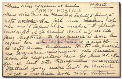 Pau — Ogólny widok dzielnicy Basse-Ville — Pic d'Anie, seria 860 — Rewers