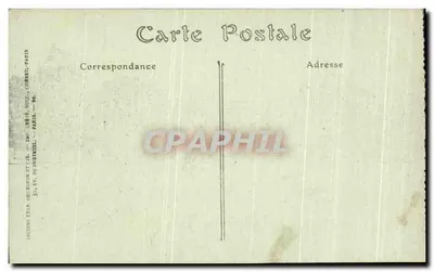Versailles — Vue à vol d’oiseau sur le Parc, le Palais et la Ville — JND ROL — Verso