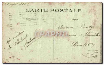 Intorno a LIMOGES - Ruine di Chalucet e Torre Jeannette — Editore Cheques Postaux — Verso