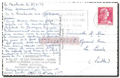 La Dent du Marais — leyenda de Chambon — edición GdO — Reverso