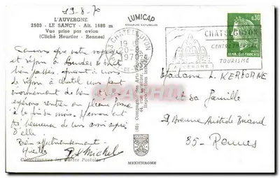Sancy — Widok z lotu — Lumicap — Rewers