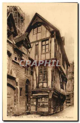 Rouen - Velha Casa do Século XV, Rua St Romain