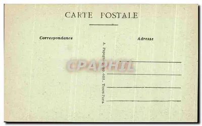 Loches (Loir-et-Cher) — O Castelo Real e a Colegiada de Saint-Ours (Lado Norte) — A.P. — Verso