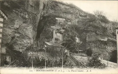 ROCHECORBON (I.-et-L.) - La Pierre tombée - André Boucher, éditeur, Tourrette-Levens, n°101