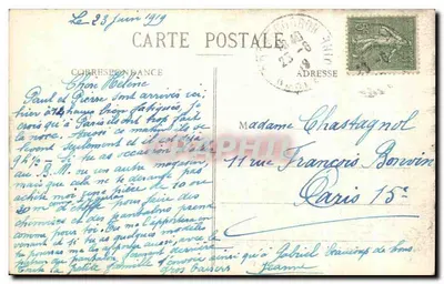 ROCHECORBON (I.-et-L.) - La Pierre tombée - André Boucher, éditeur, Tourrette-Levens, n°101 — Verso