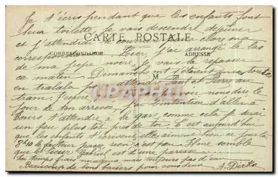 Rochecorbon (Loire) — A Falaise e a Lanterna — A. B. n°446 — Verso