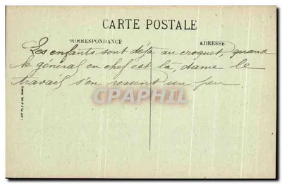 A Abadia de Marmoutier — A Entrada — LL. — Ao redor de Tours — N° 142 — Verso
