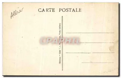 Vichy - As margens do Allier - Barcos de passeio e de pescadores — Verso