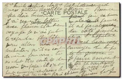 Rzymskie Zabytki w St-RÉMY-de-PROVENCE — Zbiór L. A. — n° 325 — Rewers