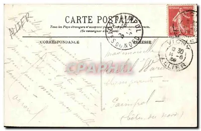 Vichy — La Source de l'Hôpital — LL. n°314 — Verso