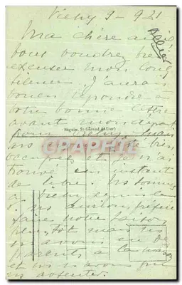 Vichy - Le Casino vu de profil — n° 315 — Verso
