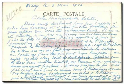 Vichy — Chalet Imperatora — wydanie L. O. nr 35 — Rewers