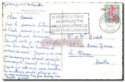 Escola Profissional de Montluçon — Montluçon, Allier — Editor: Graphyl — Verso