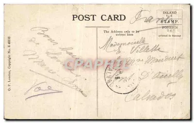 Krypta, Westminsterska Katedra — widok z wnętrza — O.F. London, nr 836 — Rewers