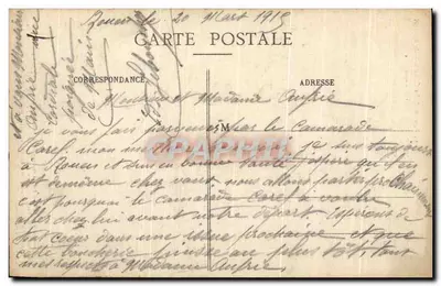 Katedra w ROUEN — Ogólny widok — C. V. - 183 — Rewers