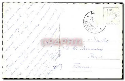 Neuchâtel — Baía da Évole e as Alpes — Editor: Lausanne, n° 4315 — Verso