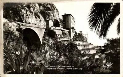 Grimaldi-Ventimiglia — Fronteira Italiana — Ponte San-Luigi — Edições Munier n°182