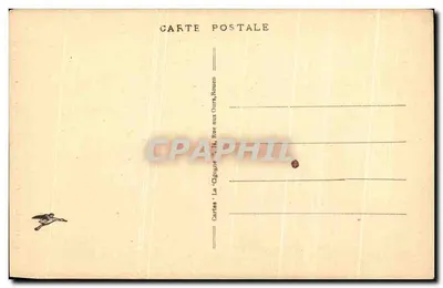 A Catedral de ROUEN — Vista do relógio grande — Cartes & Cie, n°55 — Verso