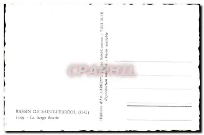 सेंट-फेरे-ओल के बेसिन — फूलों वाली तट किनारा — कला संस्करण लारे (H-G) संख्या 1109 — पीछे