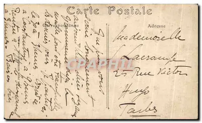 Un Bassour — scène de désert avec dromadaire orné — ND. Phot. n° 493 A — Rewers