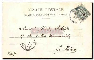 Paris — La Maison de Victor Hugo — Place Royale — J. Caffin, n°3 — Verso