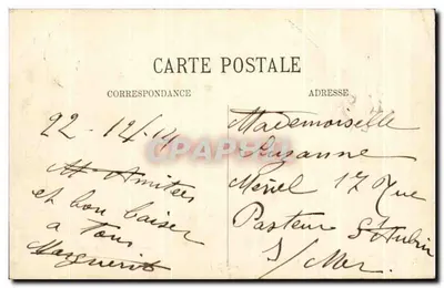 PARIS — Parc Monceau — As Ruínas — Edição L. Dufour, n°38 — Verso