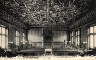 Rouen — Sala da Corte de Assises — ND Phot.