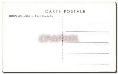 Dijon (Côte-d'Or) — Hotel Chambellan — Combier Imprimeur-Macon — Rewers