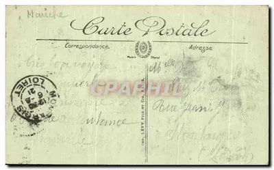 Granville — Le Plat Gousset visto do Moulin-à-Vent — Edição Lecouteley, Tabacs — Verso
