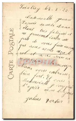 Powrót z rybołówstwa — La Normandie, seria 616 — Em.Bx. — Rewers
