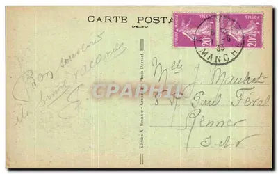 Granville — Le Guet — Edizione A. Besnard — Verso